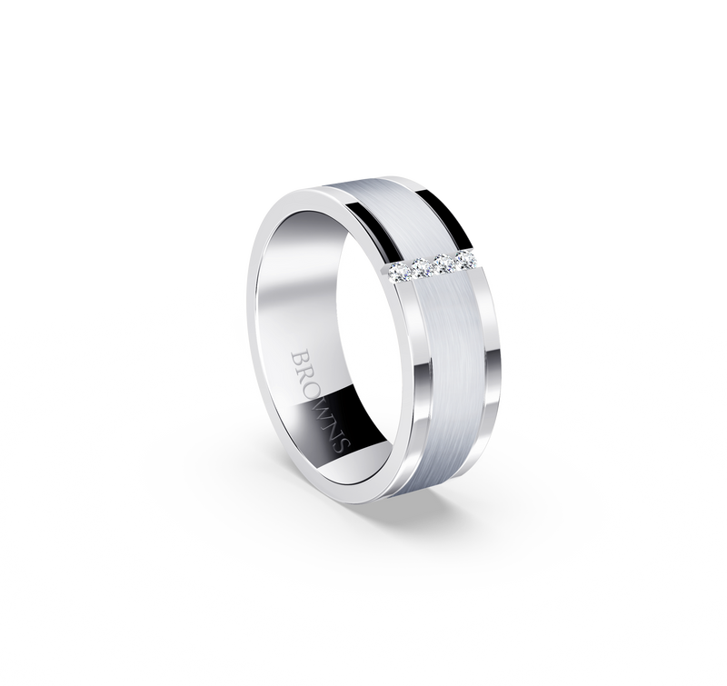 Hercules Diamond Wedding Band Ring