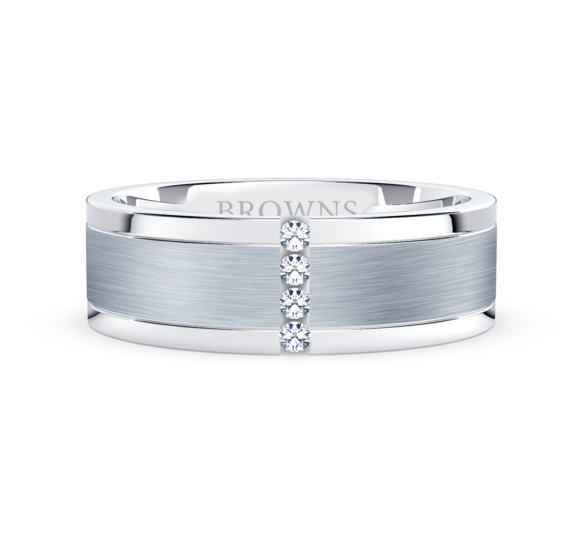 Hercules Diamond Wedding Band Ring