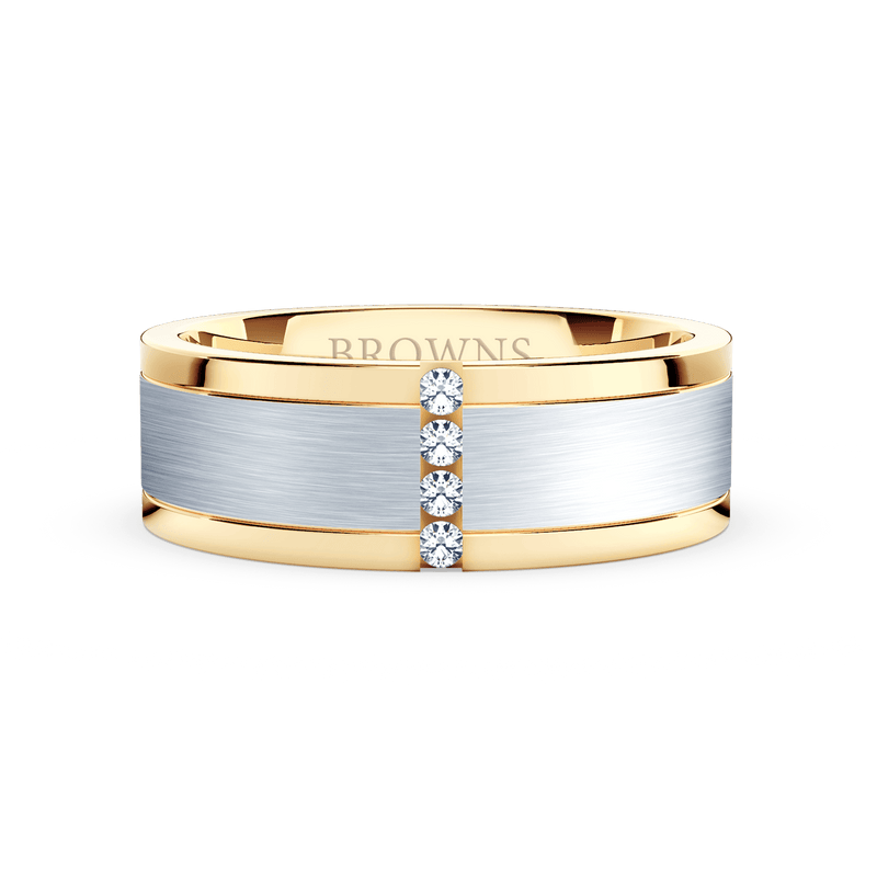 Hercules Diamond Wedding Band Ring