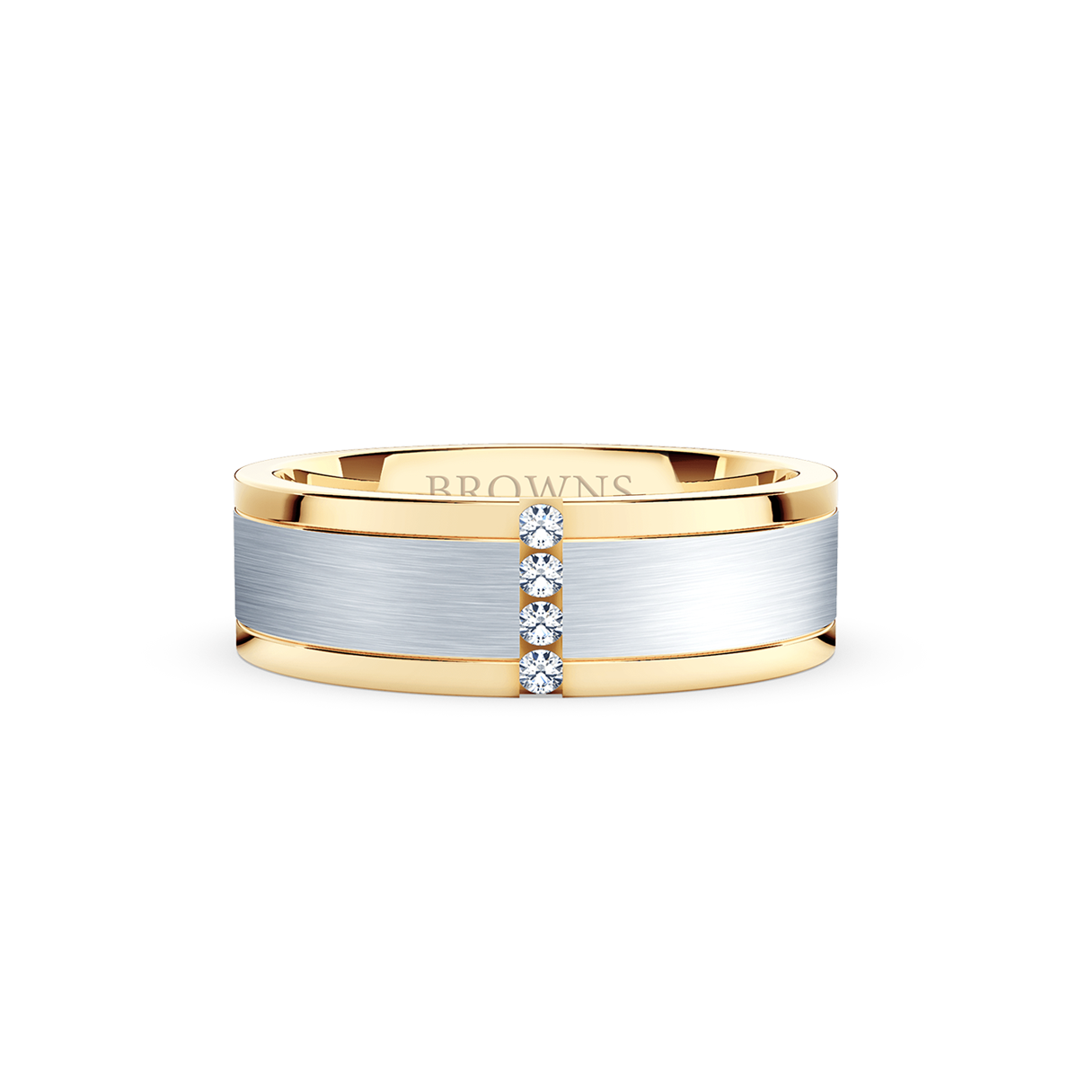 Hercules Diamond Wedding Band Ring