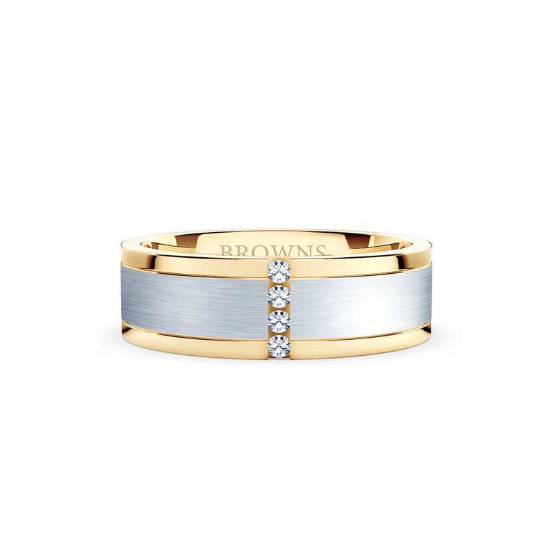 Hercules Diamond Wedding Band Ring