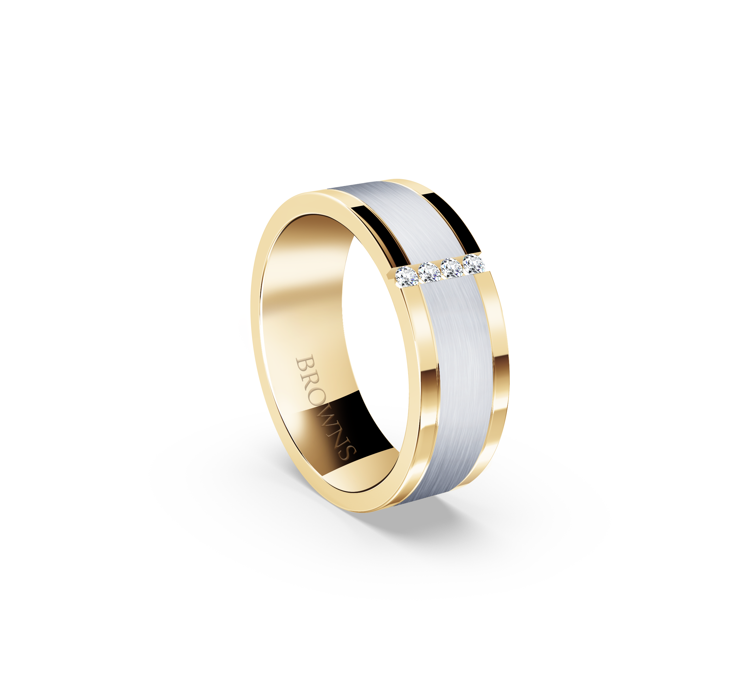Hercules Diamond Wedding Band Ring