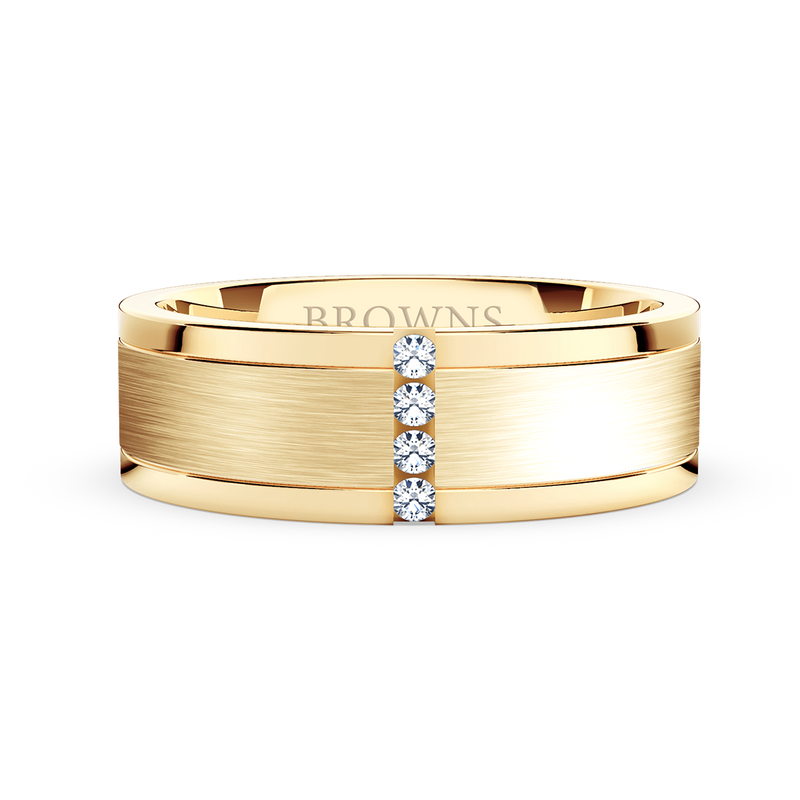 Hercules Diamond Wedding Band Ring
