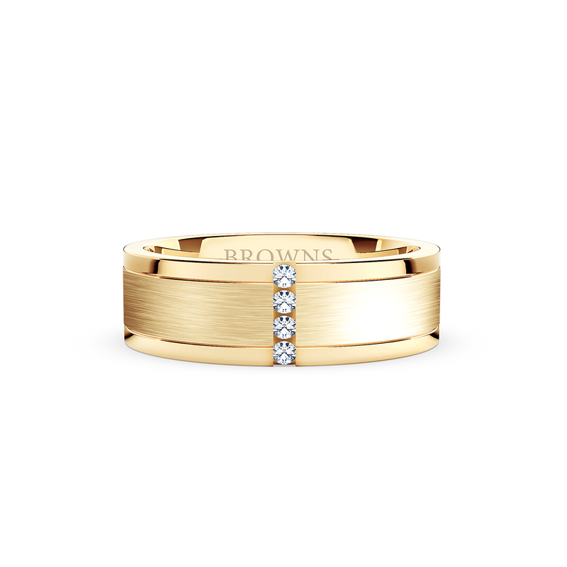 Hercules Diamond Wedding Band Ring