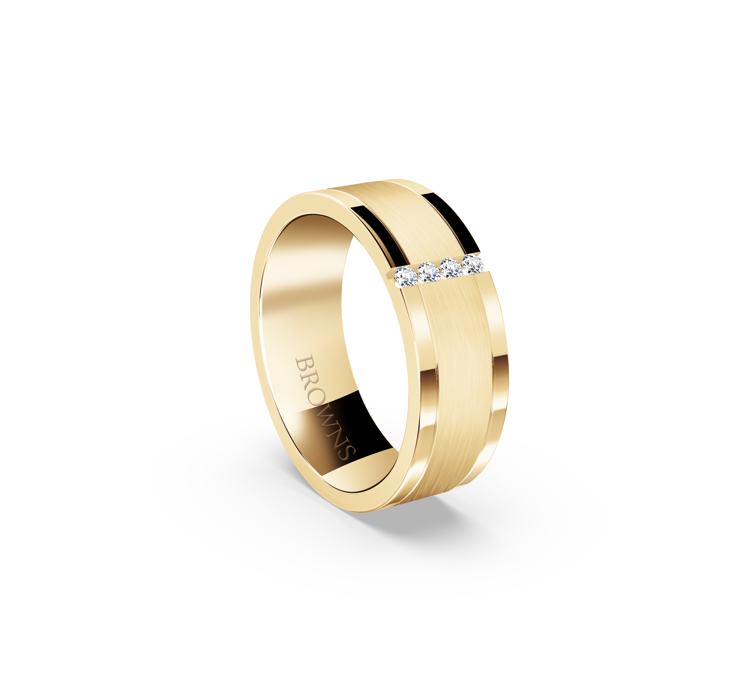 Hercules Diamond Wedding Band Ring