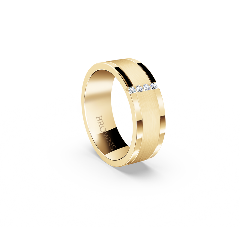Hercules Diamond Wedding Band Ring