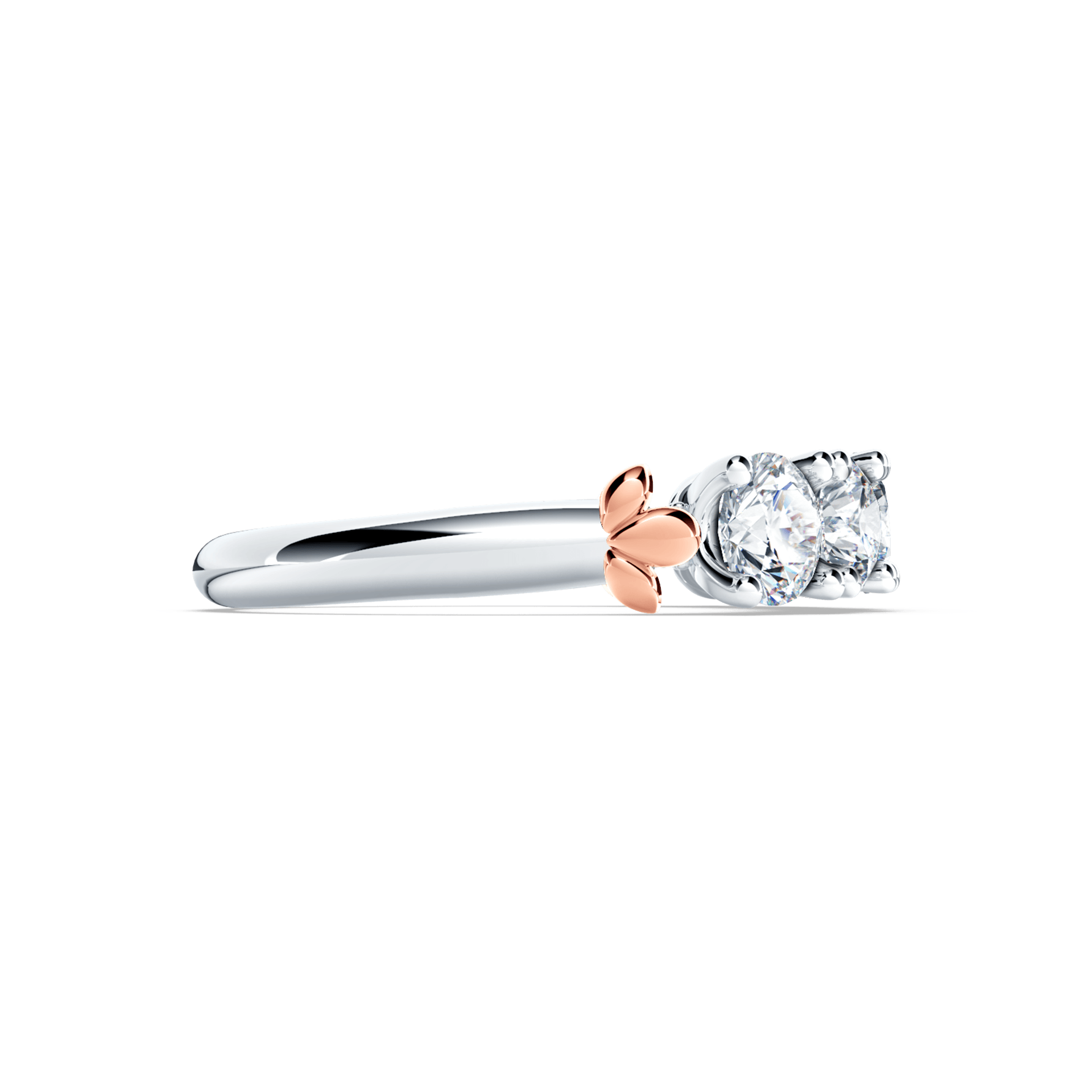 Protea 5-Stone Diamond Whispering Angel Eternity Ring