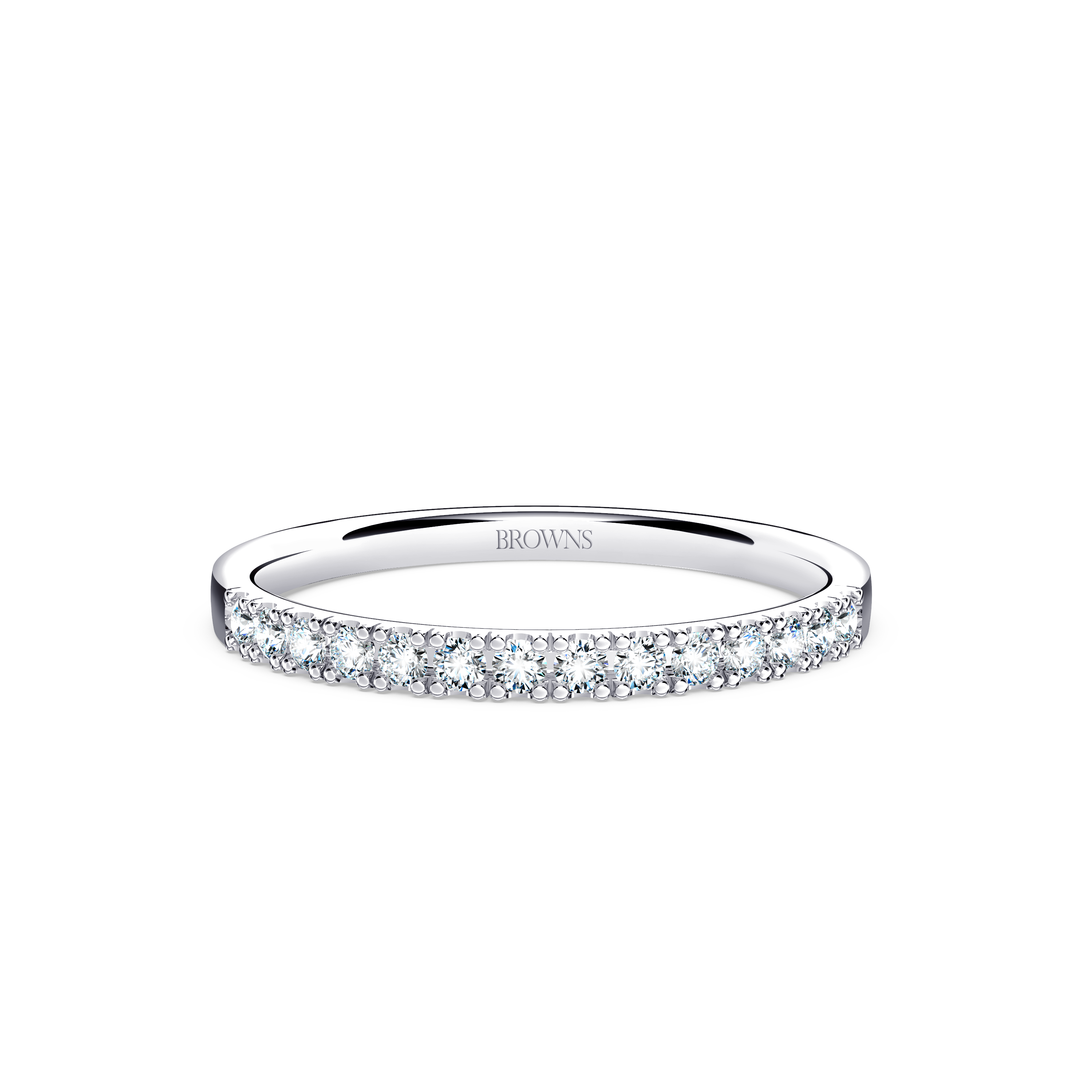 Diamond Ribbon Band Ring