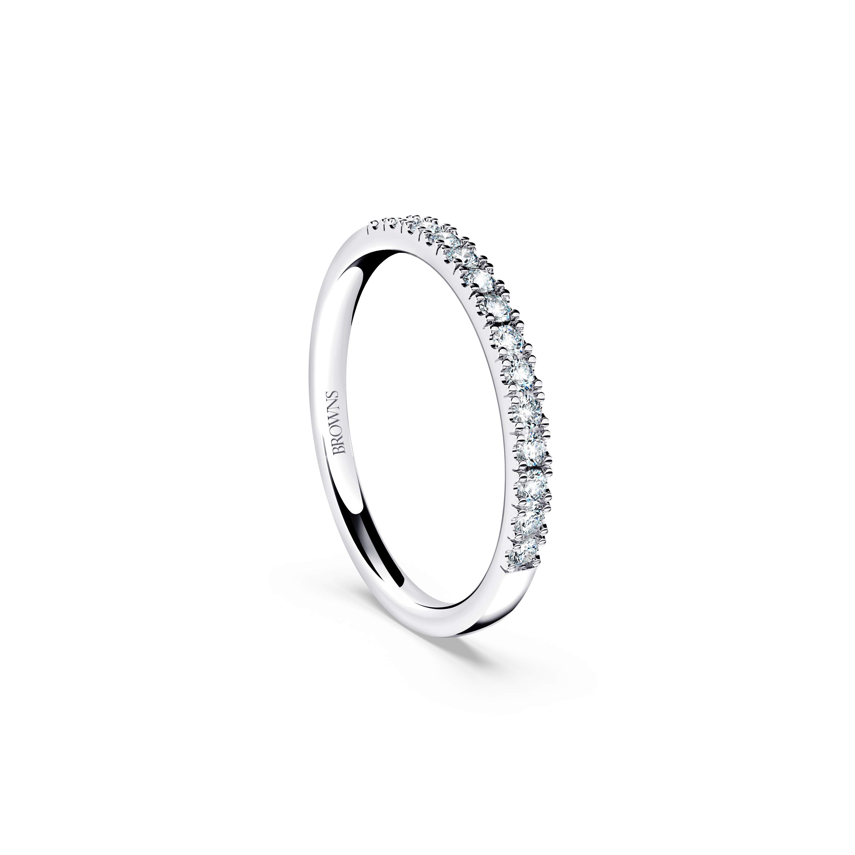 Diamond Ribbon Band Ring