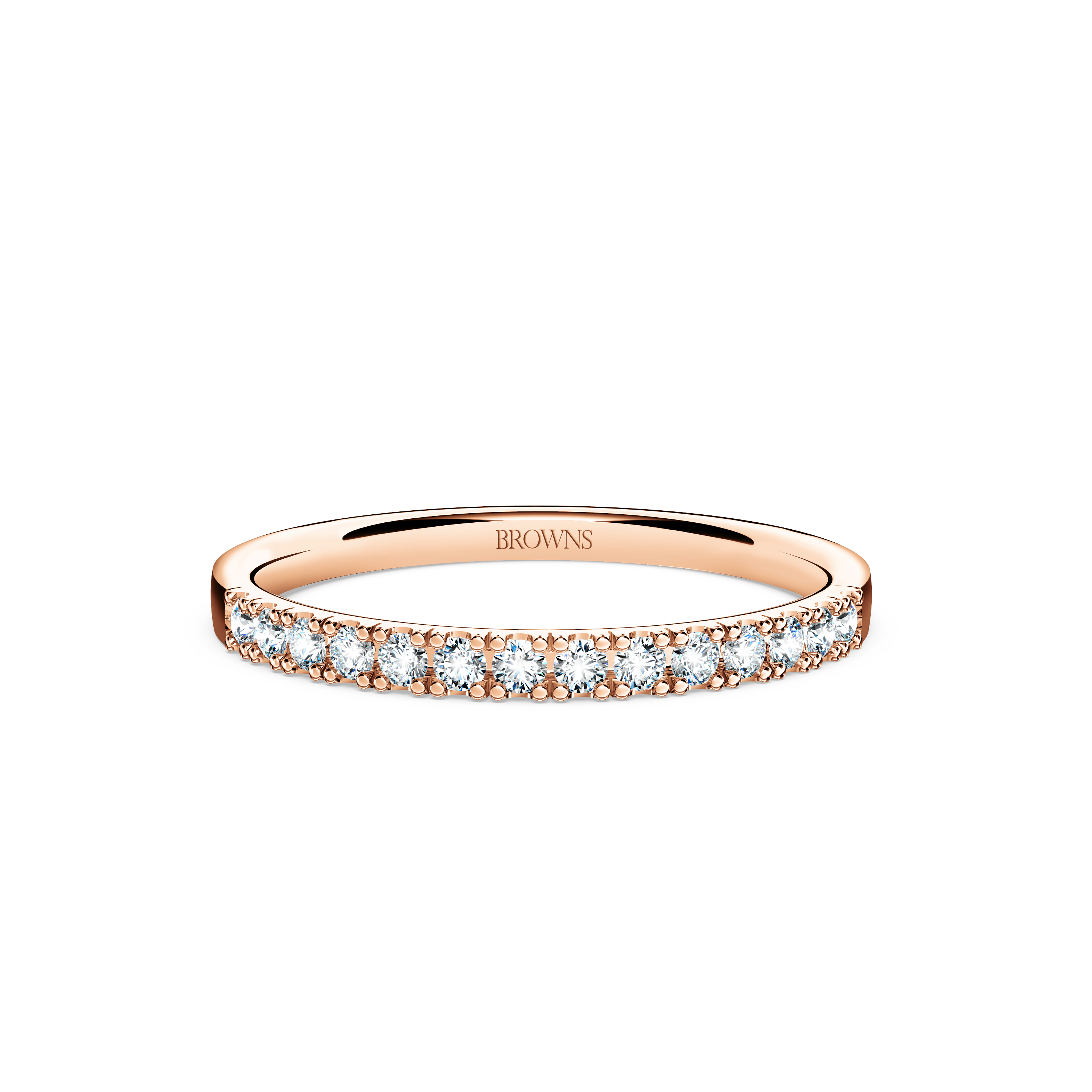 Diamond Ribbon Band Ring