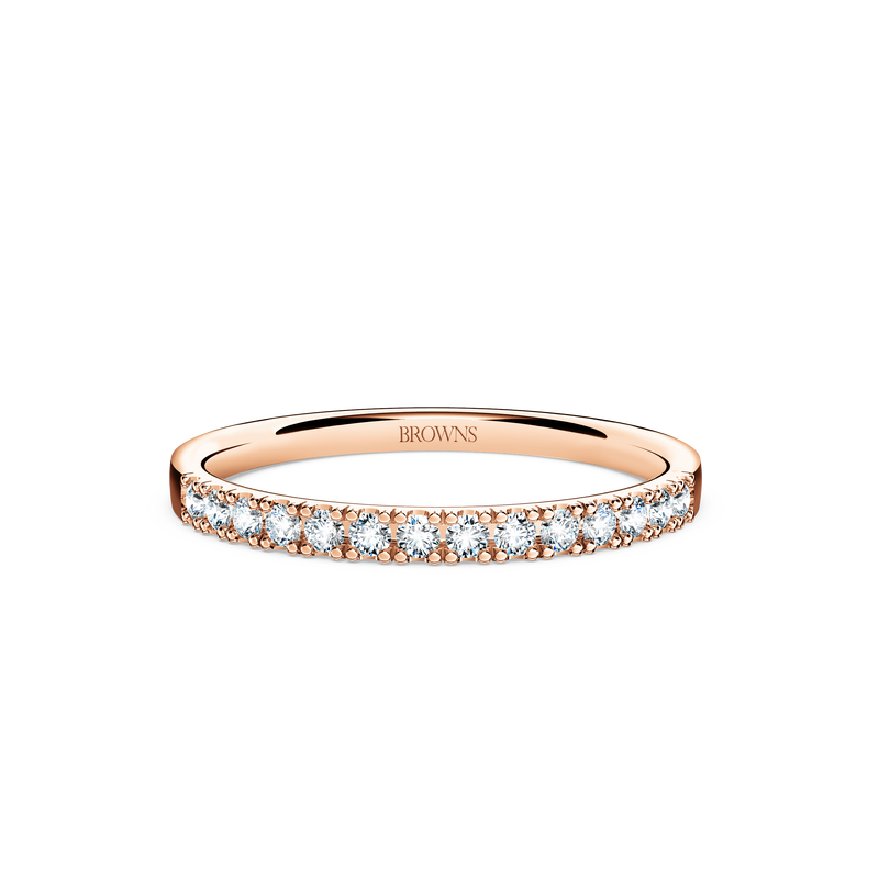 Diamond Ribbon Band Ring