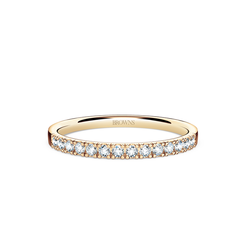 Diamond Ribbon Band Ring