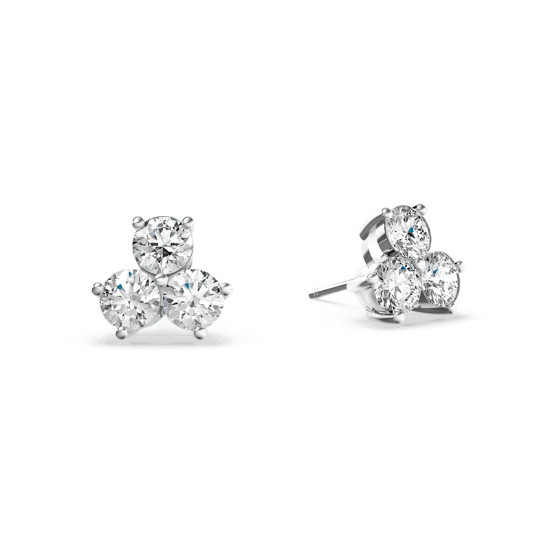 Browns Trilogy Diamond Earrings - Large