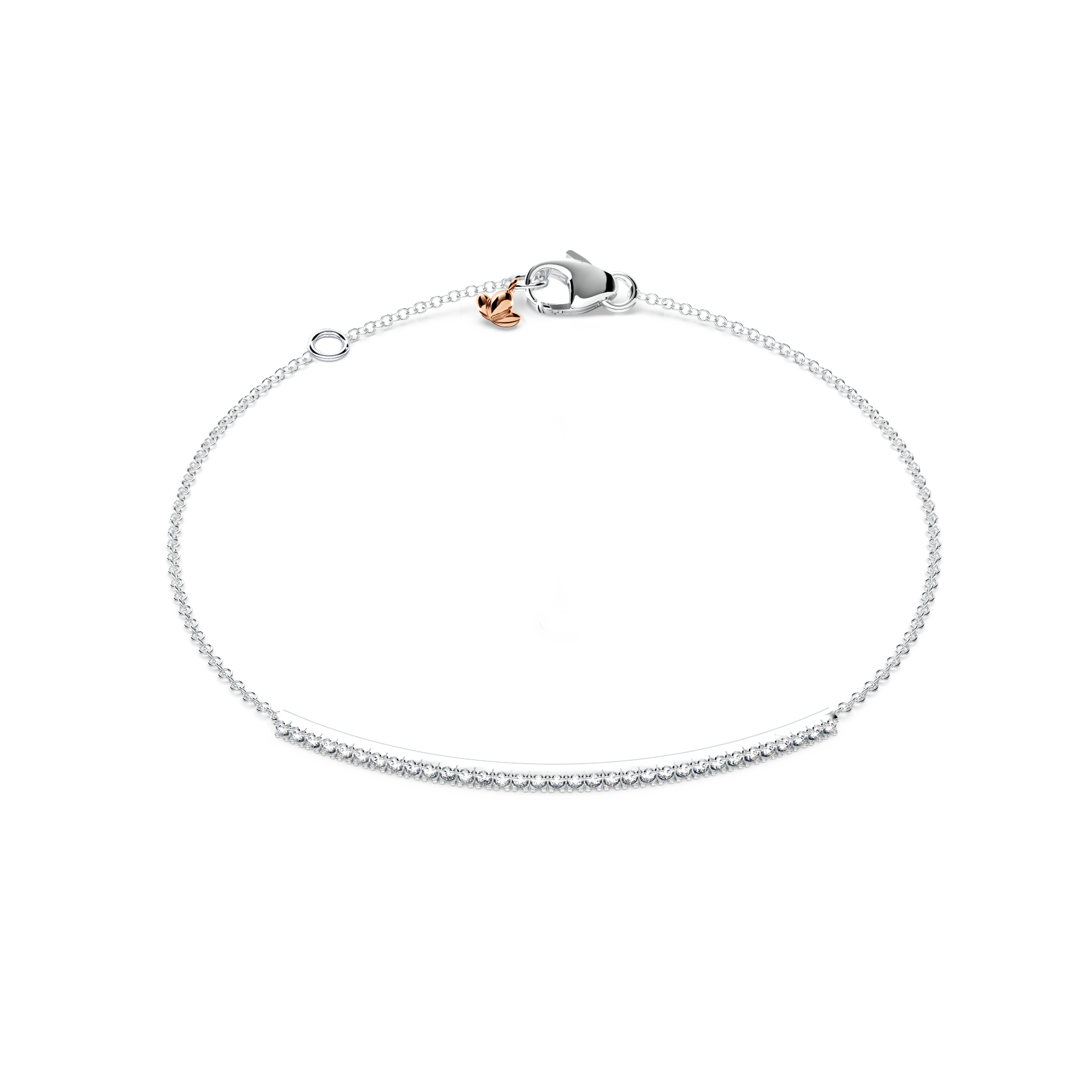 Diamond Bar Bracelet