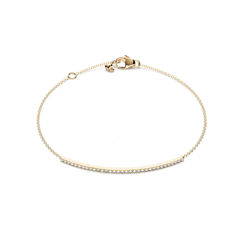 Diamond Bar Bracelet