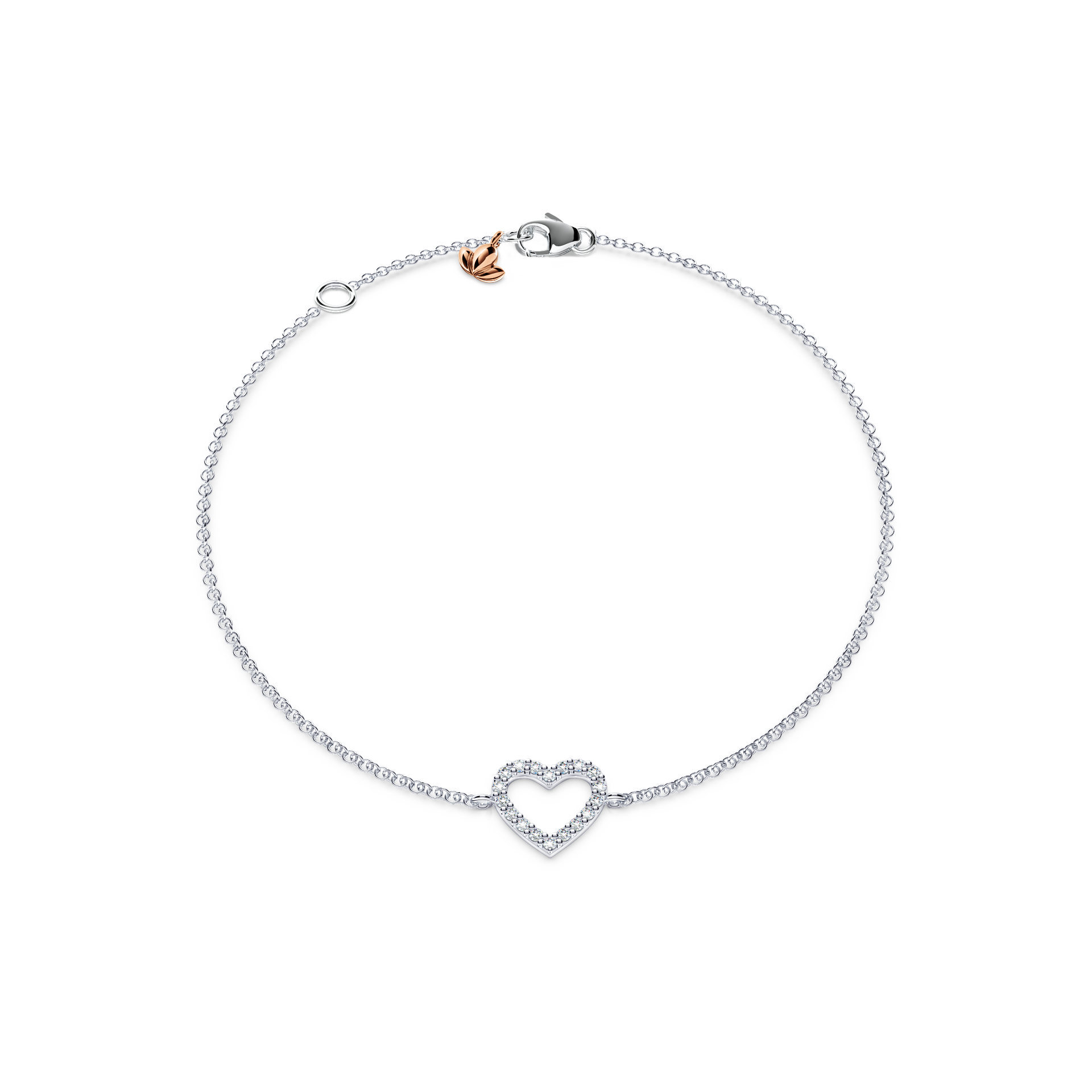 Heart Diamond Bracelet