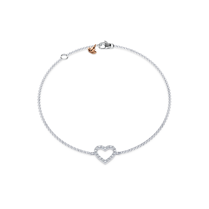 Heart Diamond Bracelet