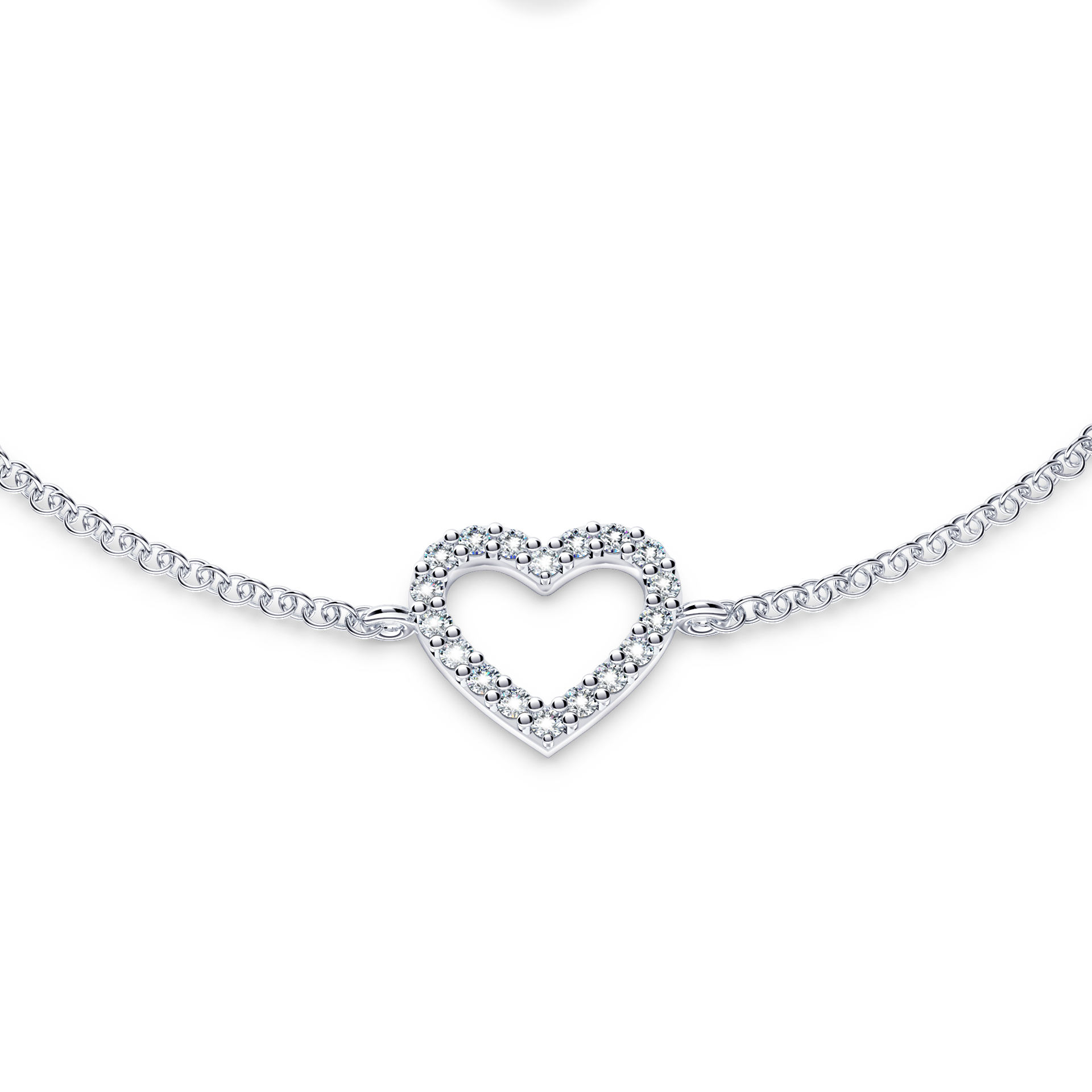 Heart Diamond Bracelet