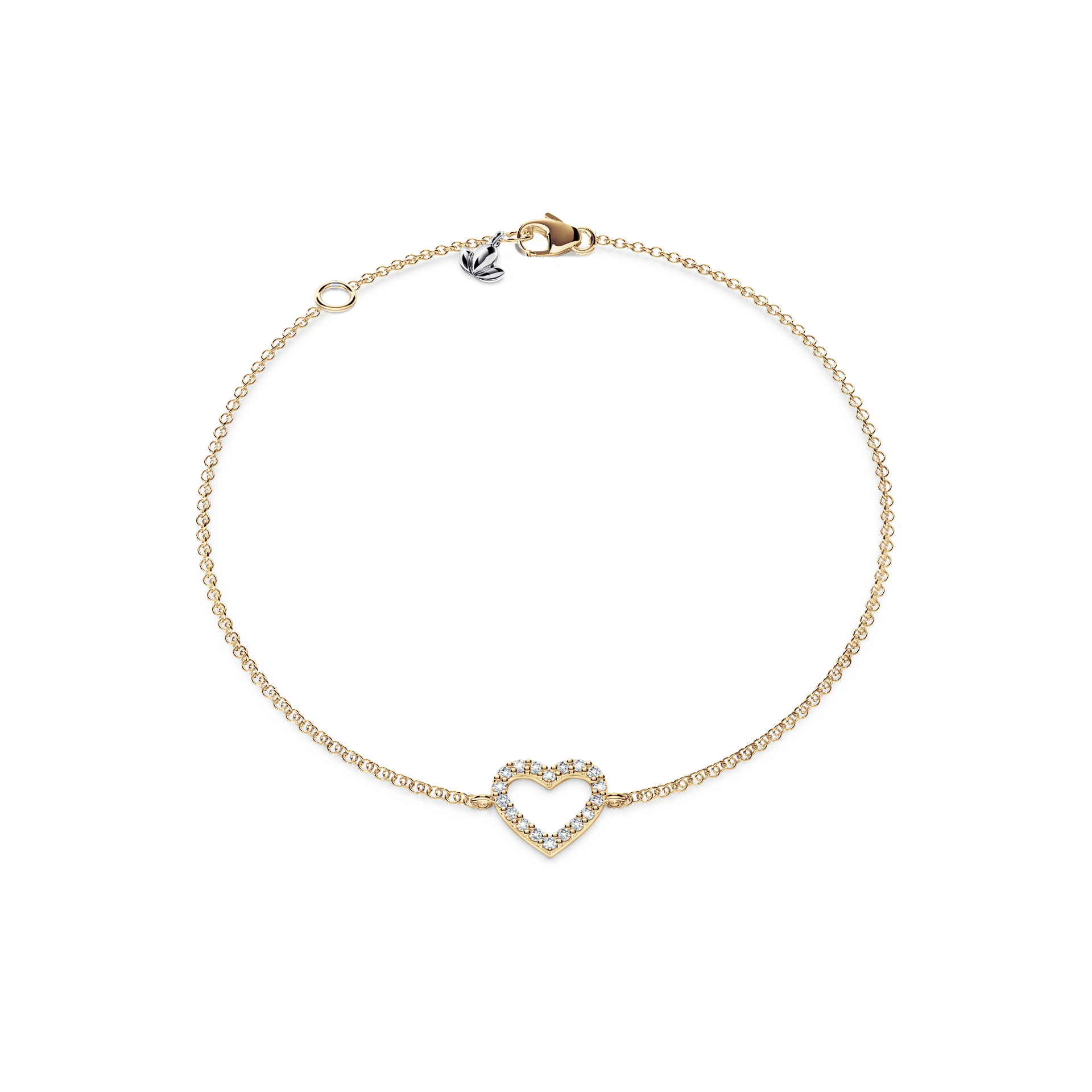 Heart Diamond Bracelet