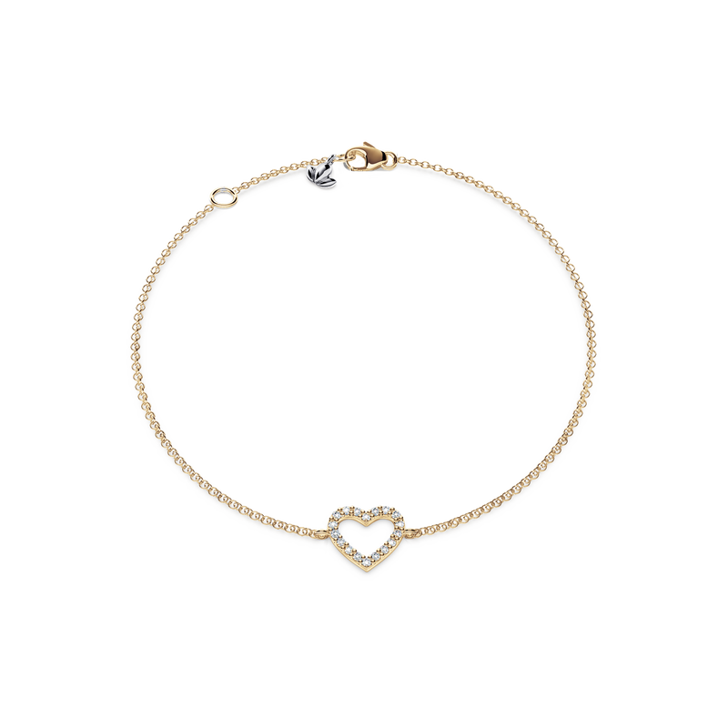 Heart Diamond Bracelet