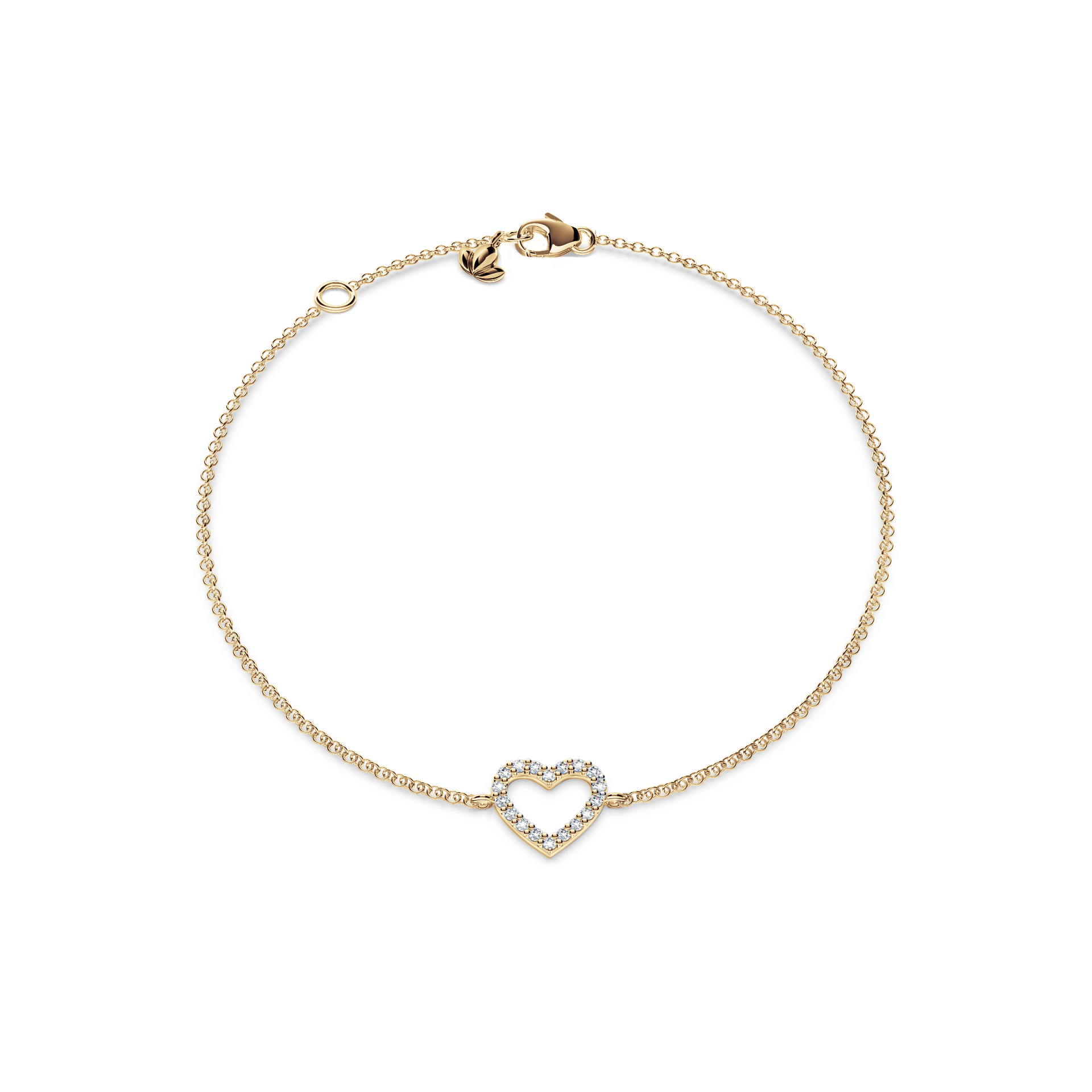 Heart Diamond Bracelet