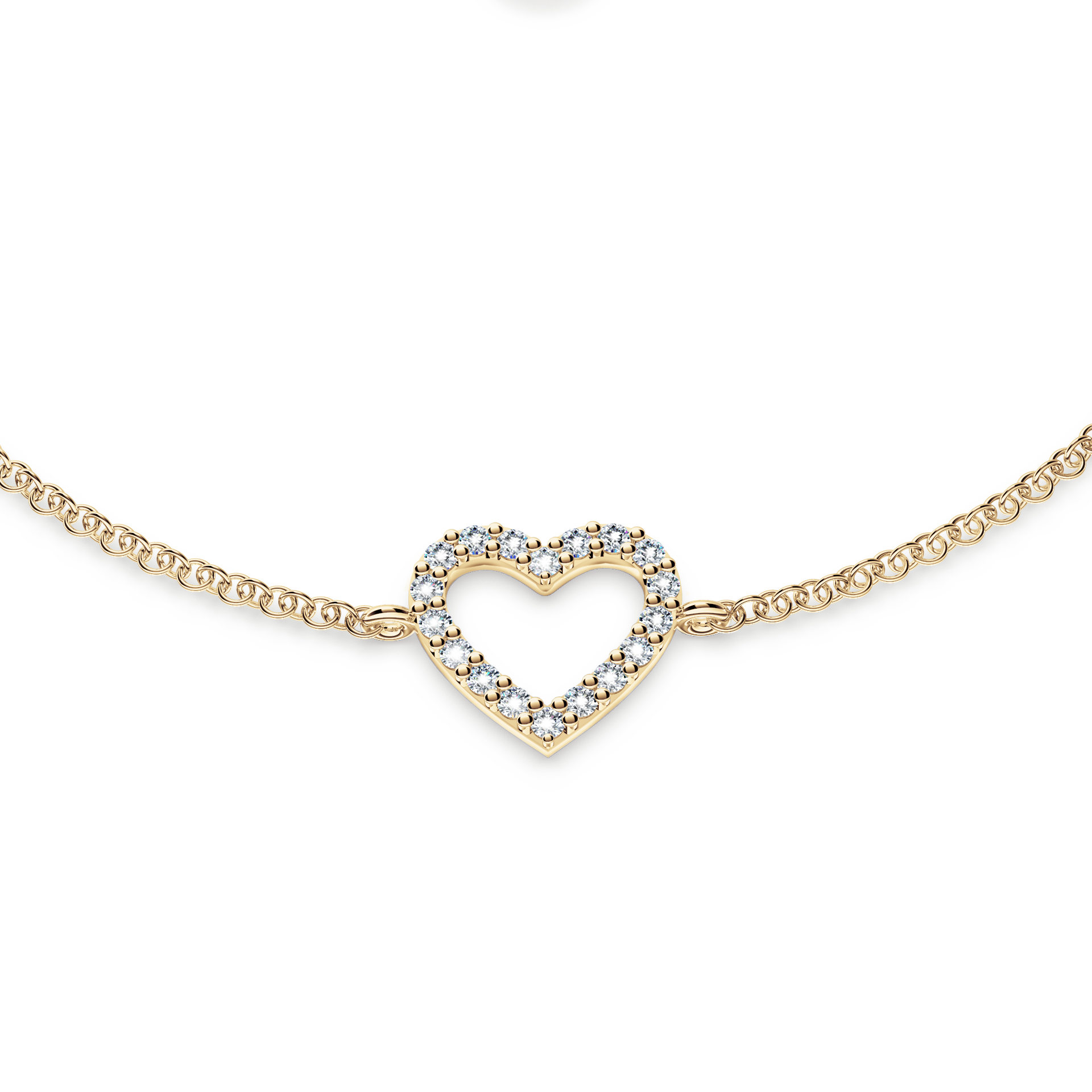 Heart Diamond Bracelet