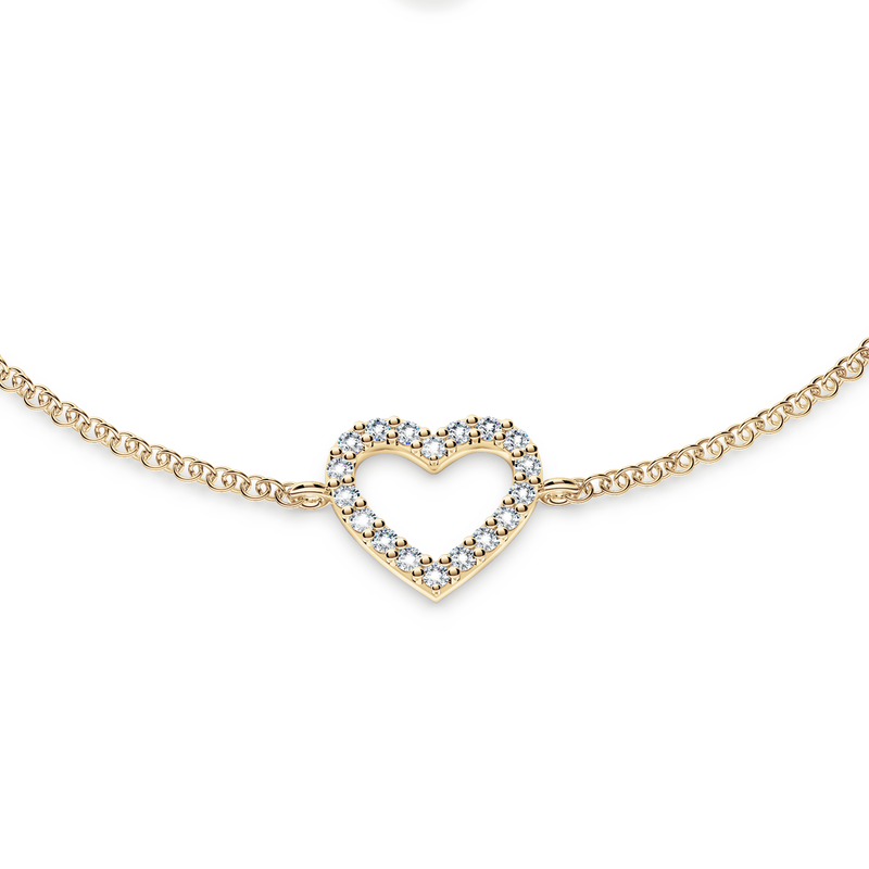 Heart Diamond Bracelet