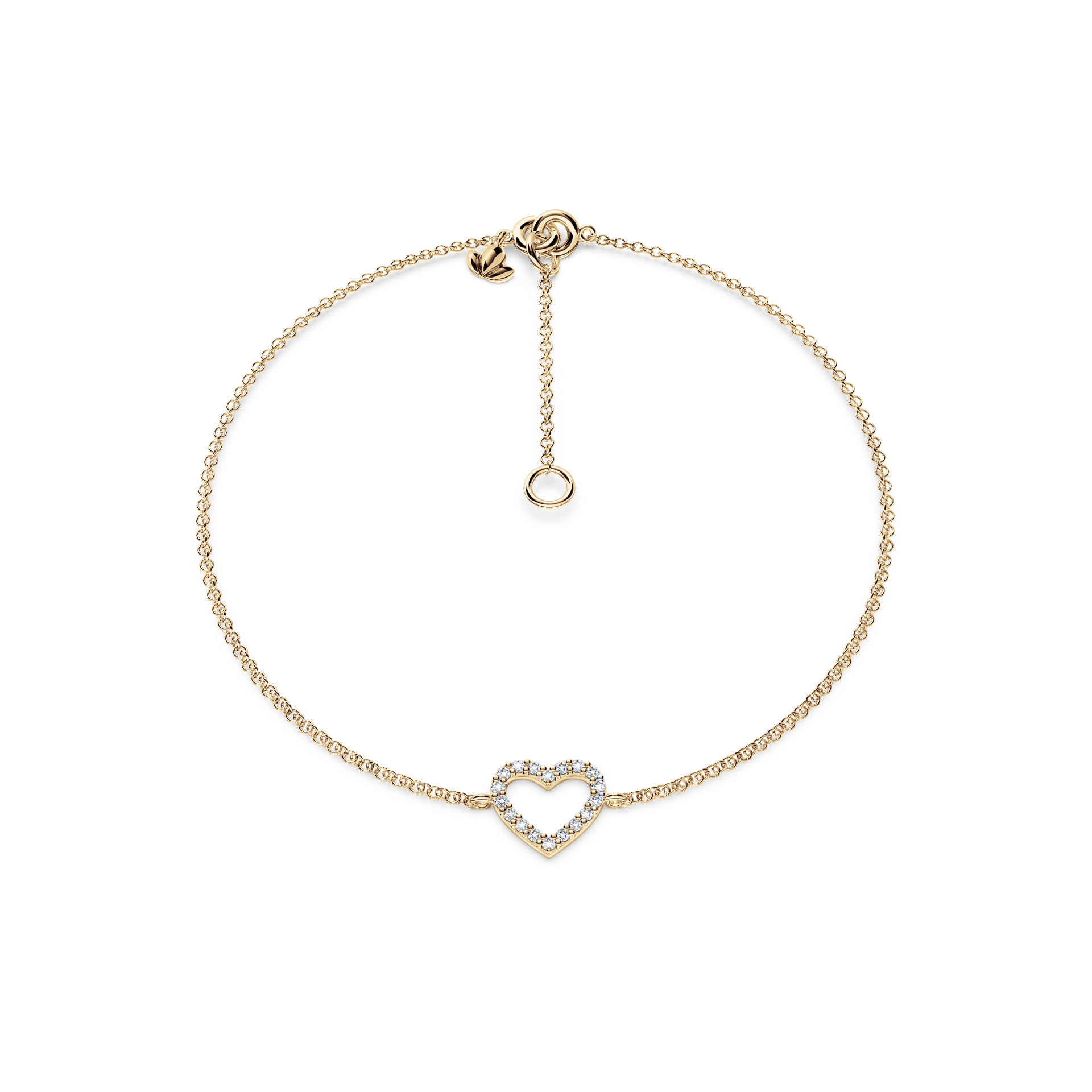 Heart Diamond Bracelet