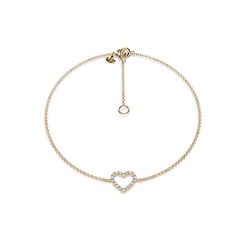 Heart Diamond Bracelet