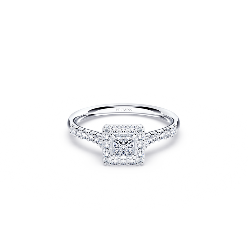 Something Blue Diamond Ring