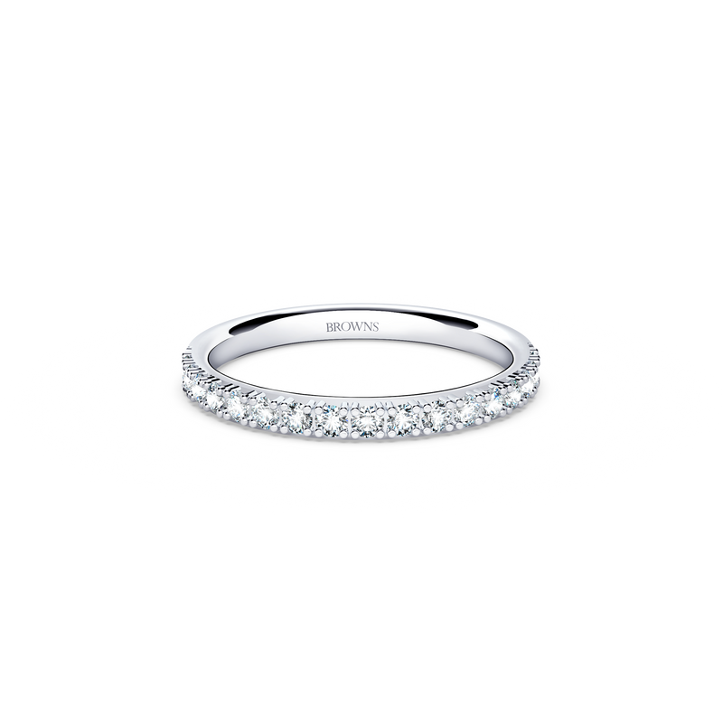 Diamond Ribbon Band Ring