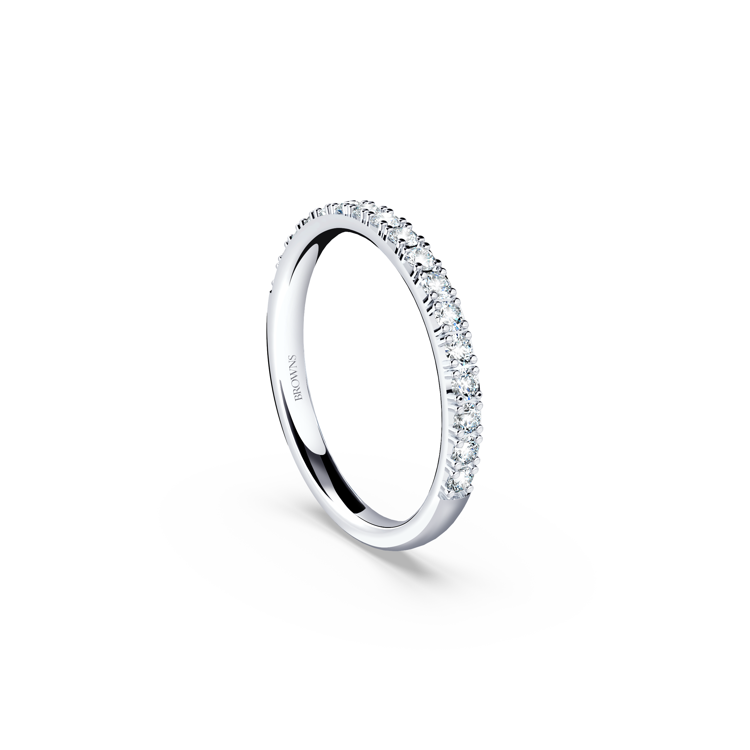 Diamond Ribbon Band Ring