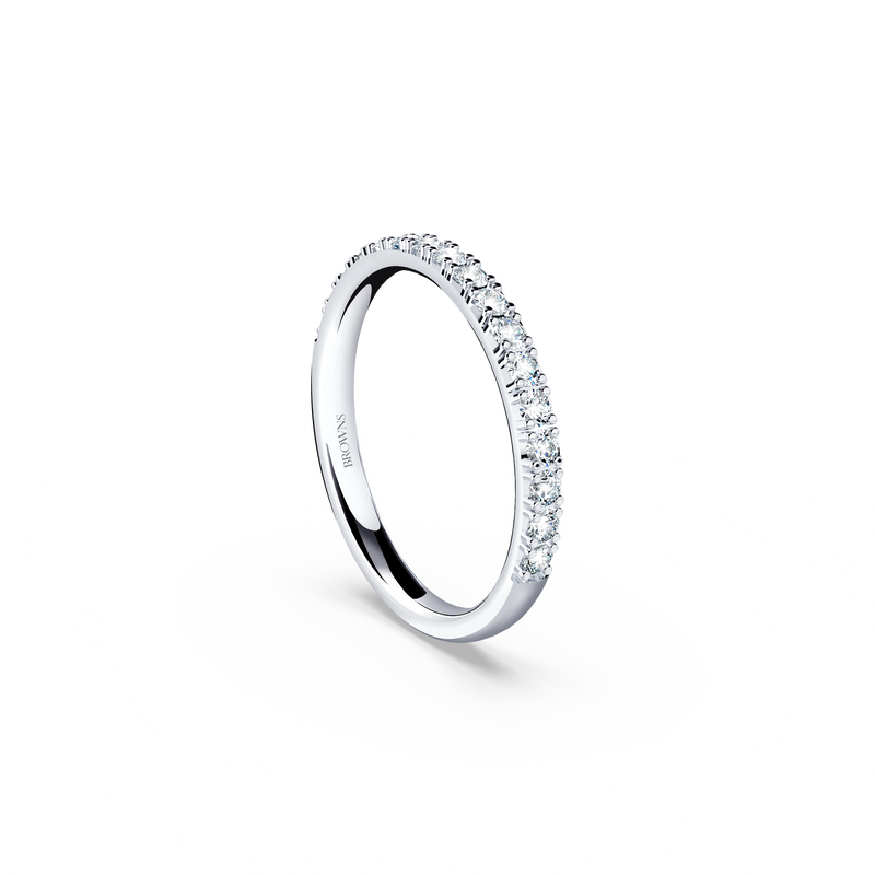 Diamond Ribbon Band Ring