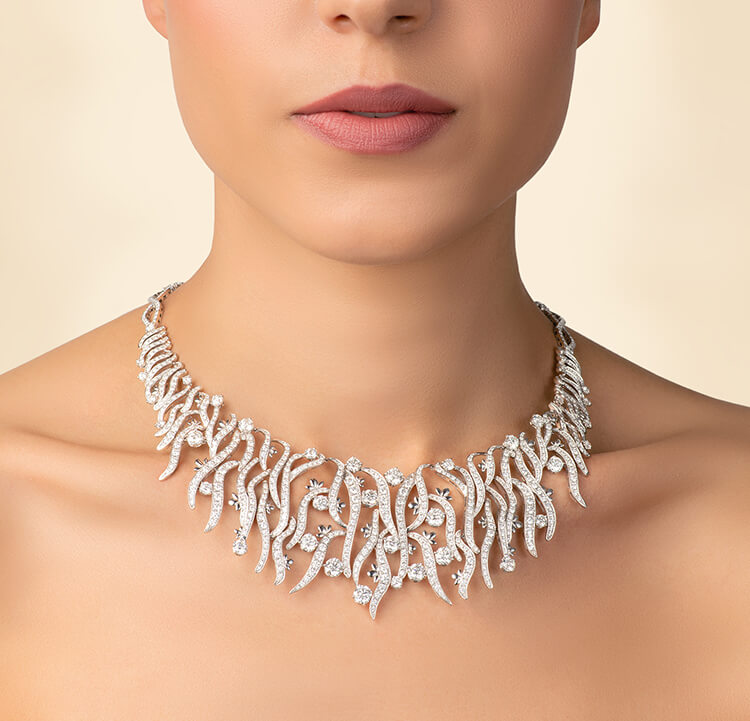Riviere Diamond Necklace