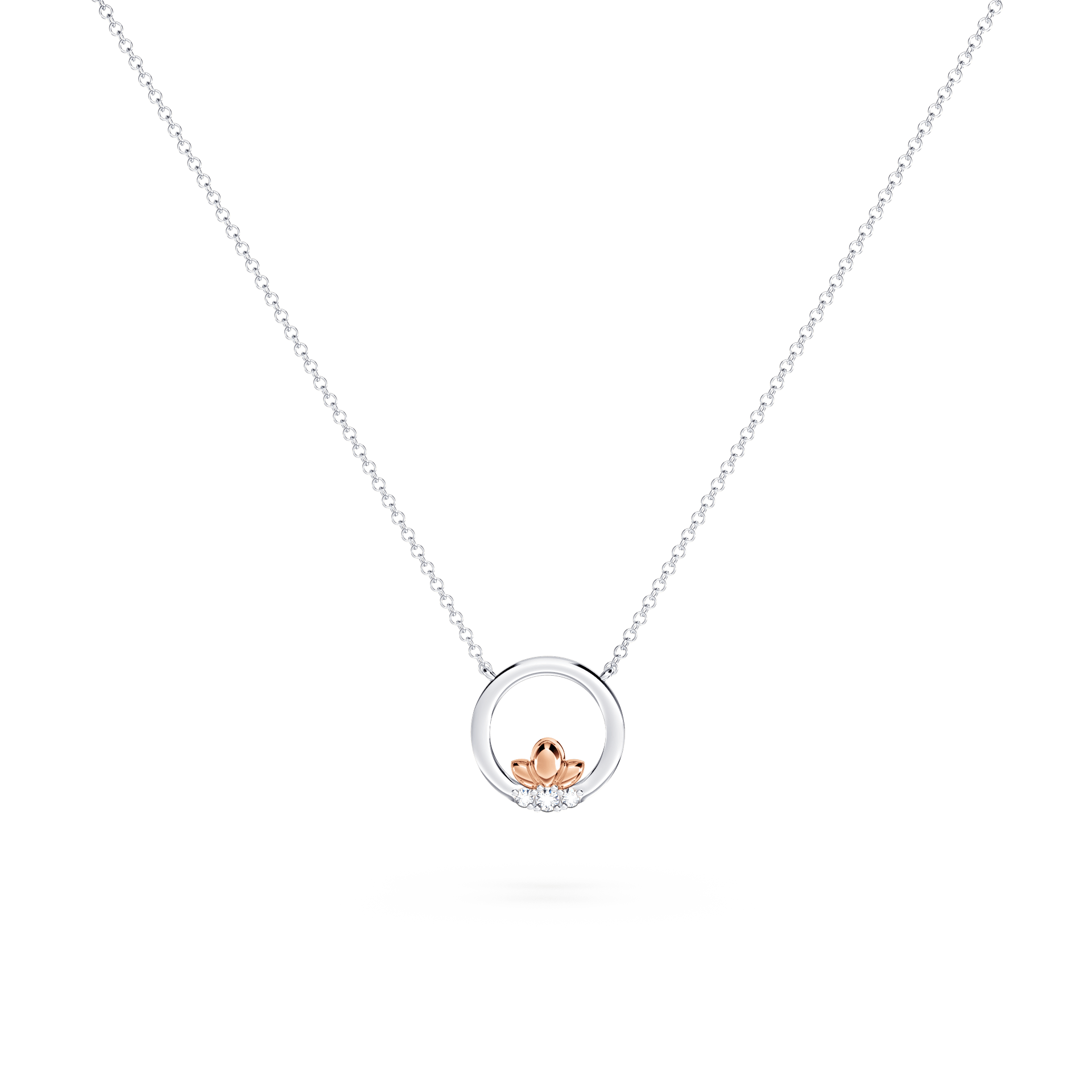 Circle Of Life Diamond Necklace - Petite