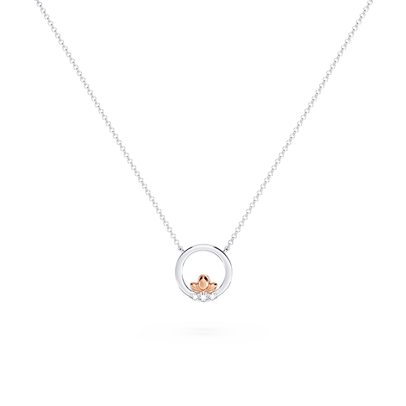 Circle Of Life Diamond Necklace - Petite