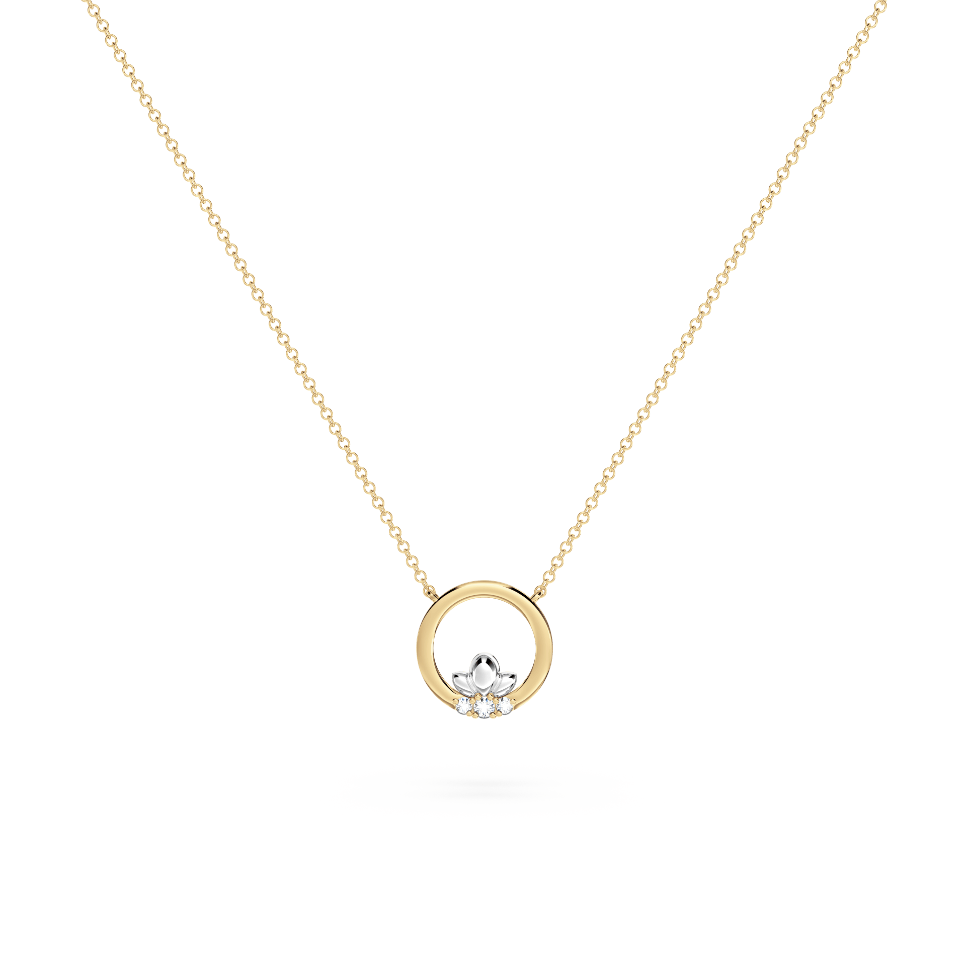 Circle Of Life Diamond Necklace - Petite