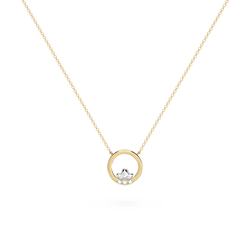 Circle Of Life Diamond Necklace - Petite