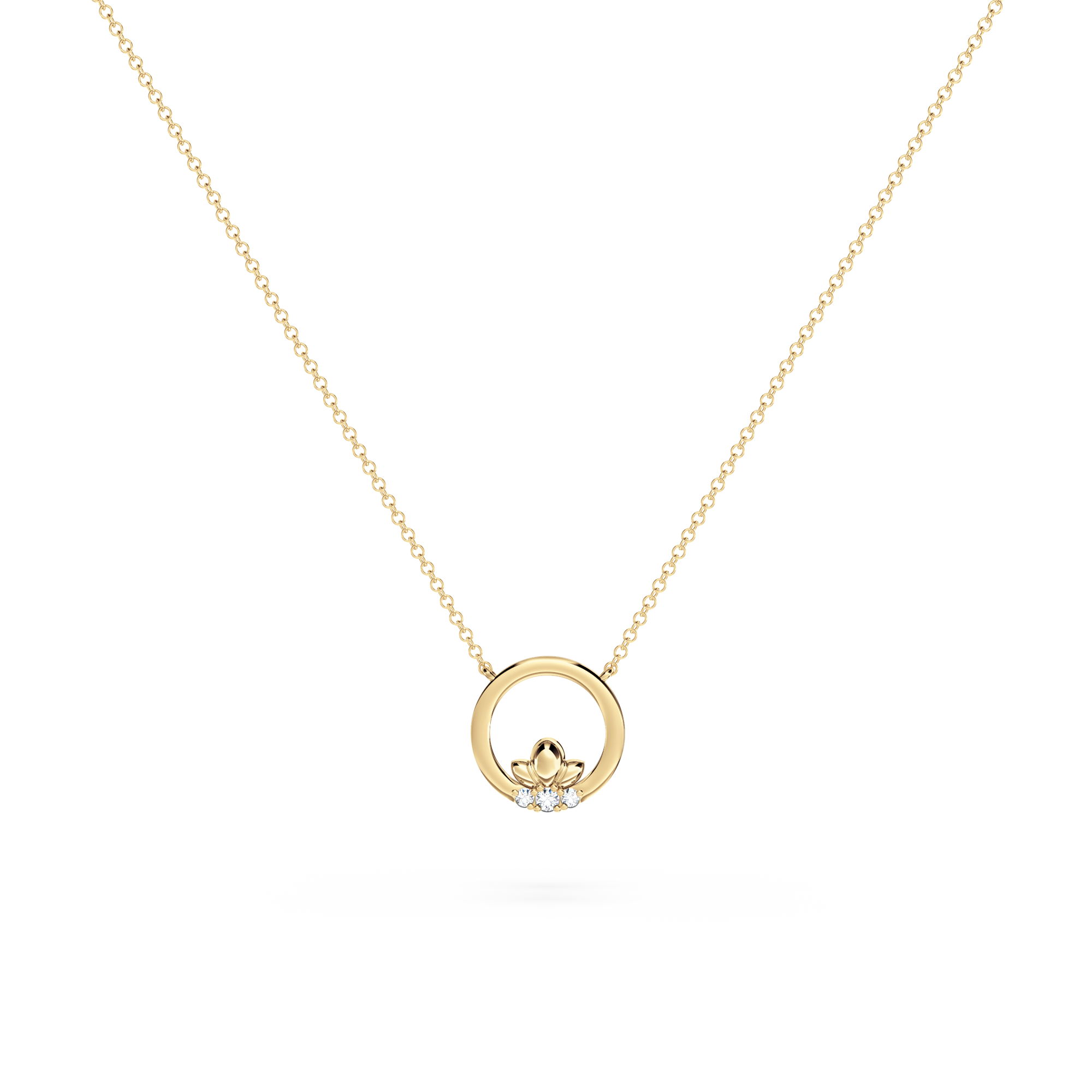 Circle Of Life Diamond Necklace - Petite