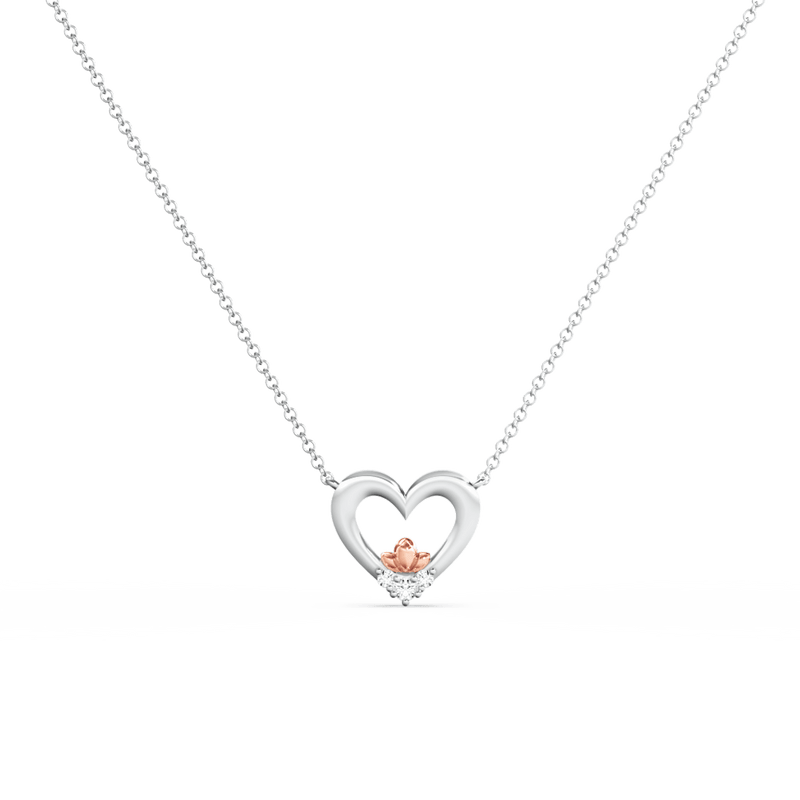 Heart Diamond Necklace - Small