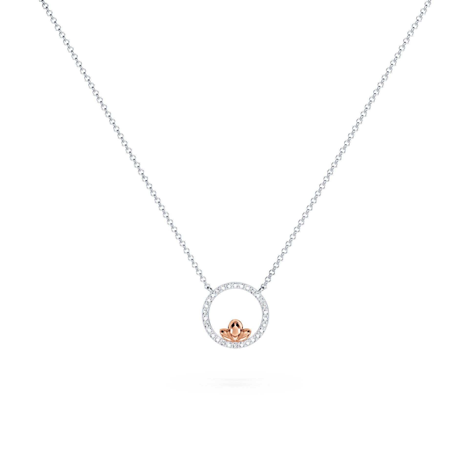 Circle Of Life Diamond Necklace - Small
