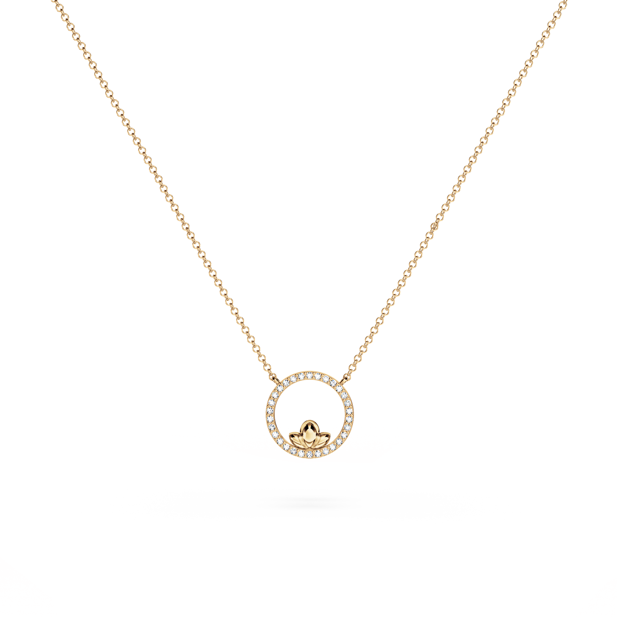 Circle Of Life Diamond Necklace - Small