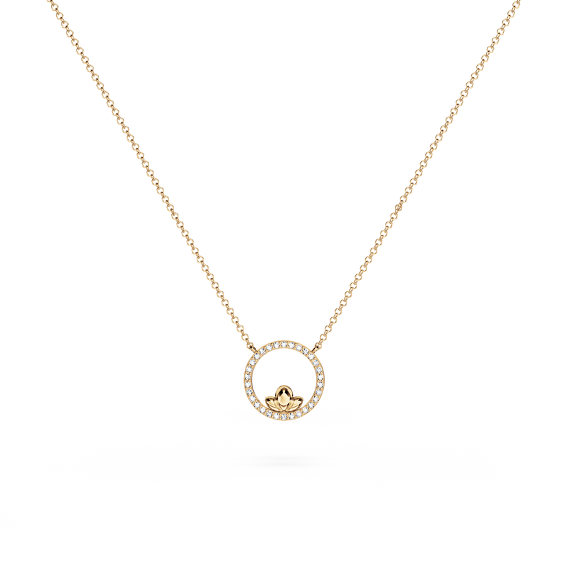 Circle Of Life Diamond Necklace - Small