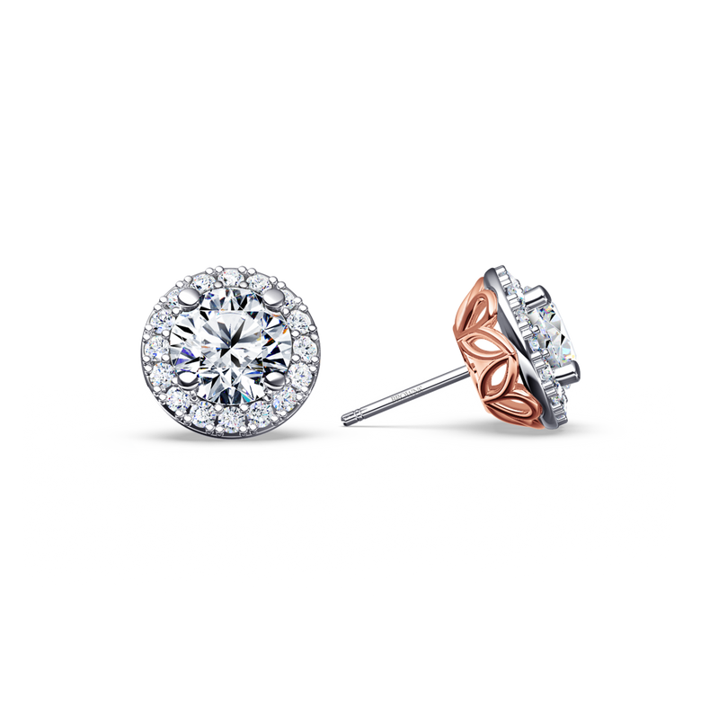 Angel Halo Diamond Earrings - Large