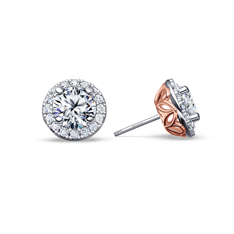 Angel Halo Diamond Earrings - Grand