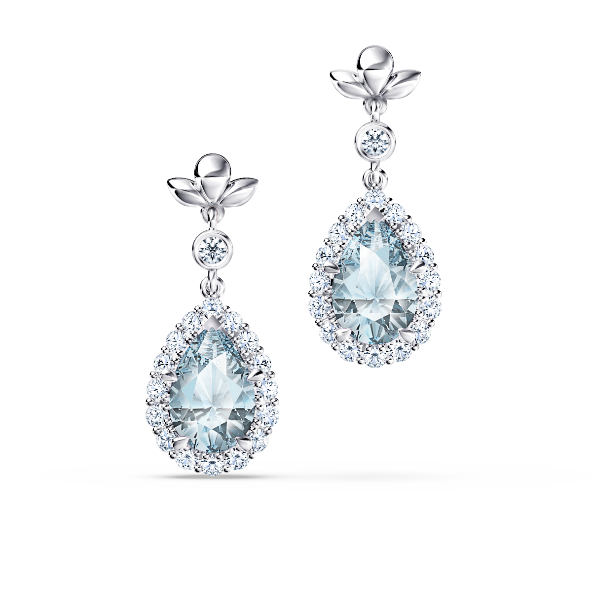 Original Angel Aquamarine Earrings