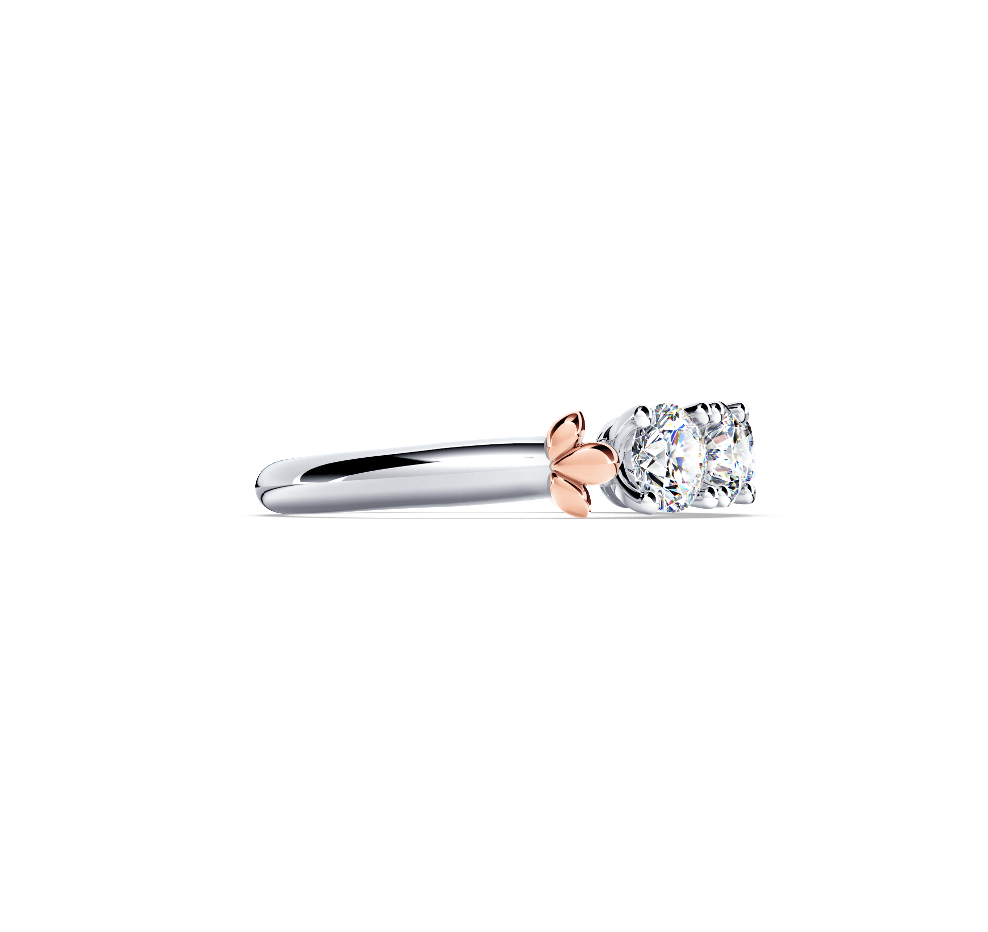 Protea 5-Stone Diamond Whispering Angel Eternity Ring