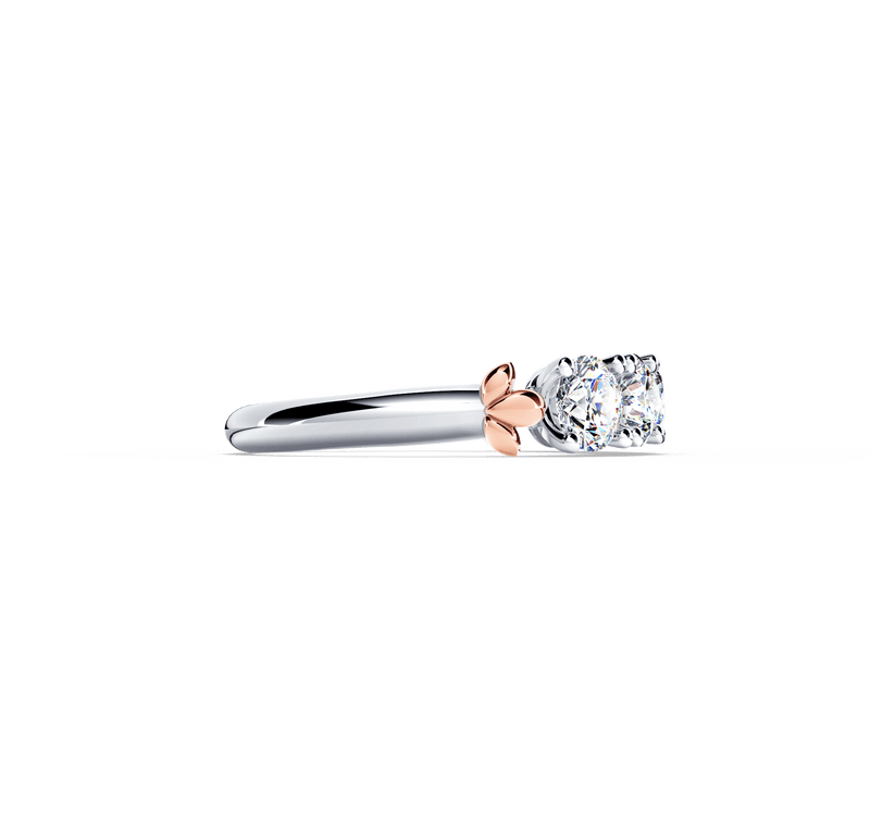 Protea 5-Stone Diamond Whispering Angel Eternity Ring