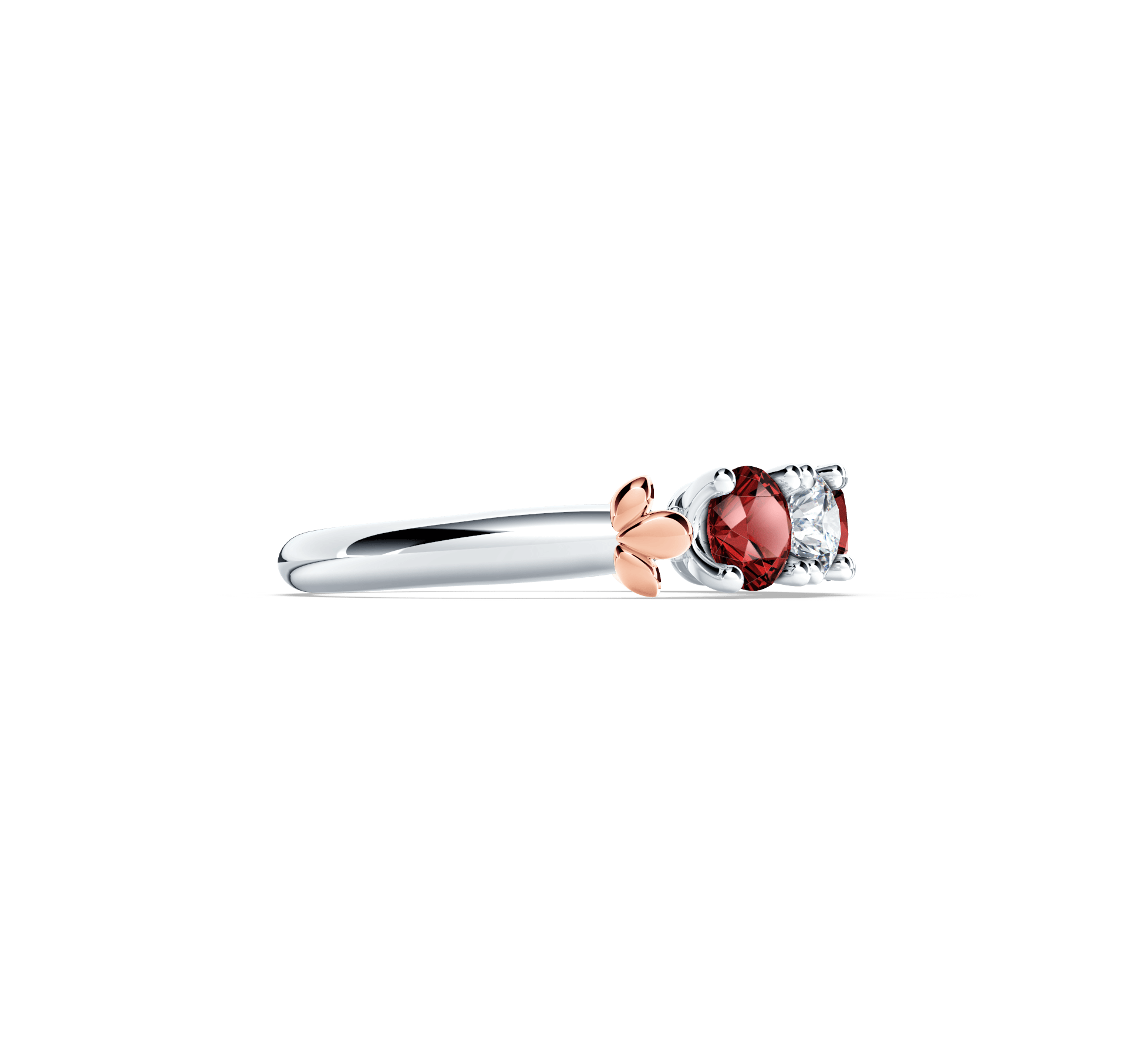 Protea Ruby and Diamond Eternity Ring