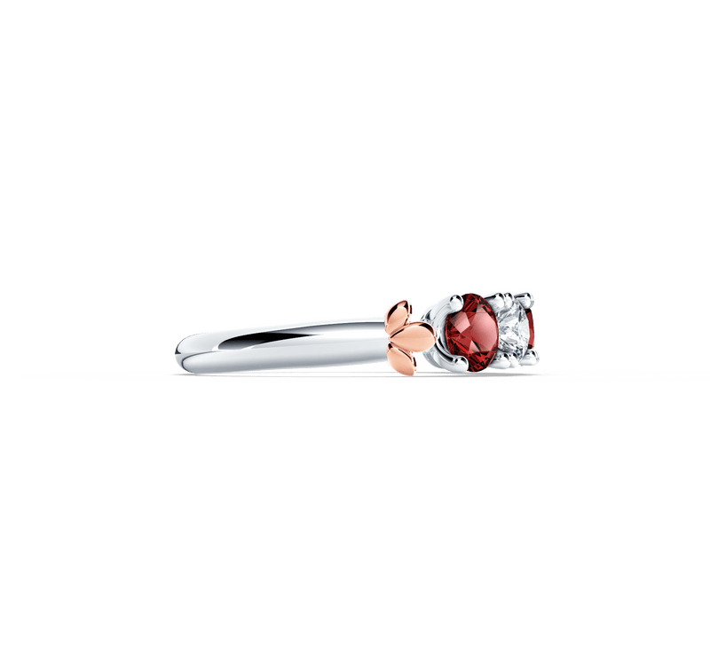 Protea Ruby and Diamond Eternity Ring
